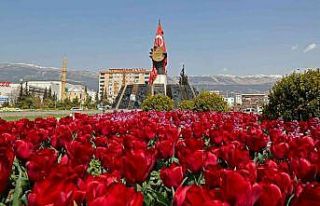Kahramanmaraş çiçeklerle renklendi