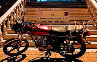 Kahramanmaraş’ta motosiklet hırsızı yakalandı