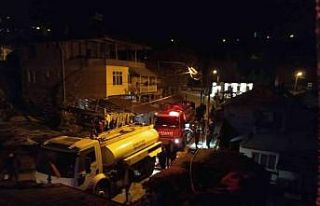 Karaman’da ev yangını