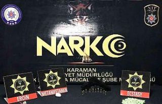 Karaman’da uyuşturucudan 3 şüpheli tutuklandı