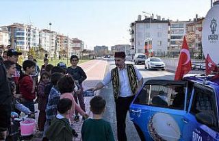 Karatay belediyesi Ramazan davulu geleneğine sahip...