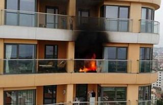 Kartal’da 34 katlı bir binanın 21’inci katında...