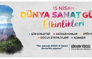 Kartal’da Dünya Sanat Günü’ne yakışır kutlama