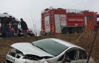Kastamonu’da otomobil, tarlaya uçtu: 4 yaralı