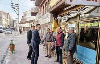 Kaymakam Bolat vatandaşlarla bir araya gelmeye devam...