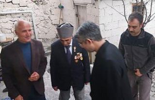 Kaymakam Çalışır Kıbrıs Gazisini ziyaret etti