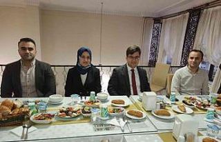 Kaymakam Düzgün, polis teşkilatı ile iftarda bir...