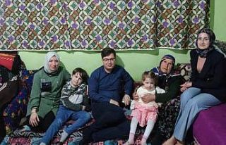 Kaymakam Düzgün şehit ailesi ile birlikte iftar...