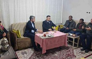 Kaymakam Malik Çalışır, ev ve esnaf ziyaretlerine...