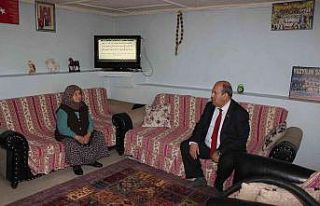 Kaymakam Ünal yaşlı ve engelli bakım çalışmalarını...