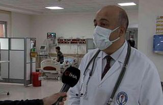 Kayseri Devlet Hastanesi’nde tedavi gören tek covid...