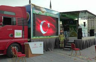 Kayseri doğa konusunda ’Yeşil Vatan Tırı’...