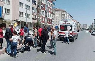 Kayseri’de motosiklet kazası: 2 yaralı