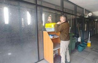 Kayseri’de sahiplenilmesi yasak maymunu evinde besleyen...