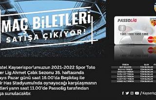 Kayserispor - Beşiktaş maçı bilet fiyatları belli...