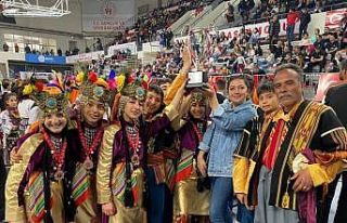 Kilis Halk oyunlarında Türkiye’ye 3’uncüsü...