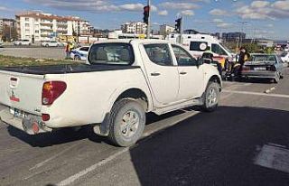 Kırıkkale’de iki otomobil çarpıştı: 1 yaralı