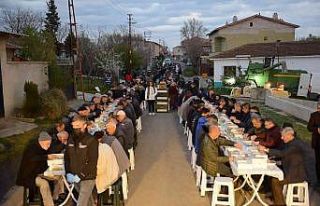 Kırsal mahallelerde ‘Gönül Sofraları’ kuruldu