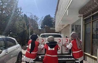 Kızılay ihtiyaç sahiplerini unutmuyor