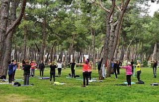 Konyaaltı’nda sabah sporu