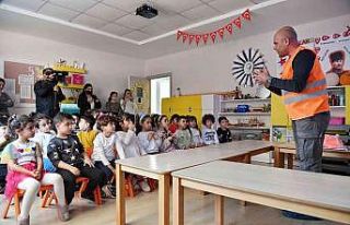 Konyaaltı’nda yangın eğitimi