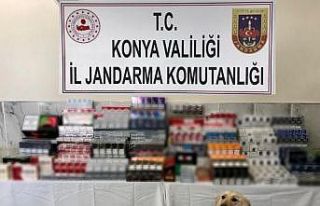 Konya’da 2 bin 763 paket kaçak sigara ele geçirildi
