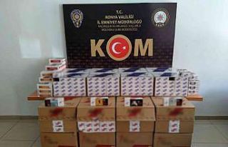 Konya’da kaçakçılık operasyonu