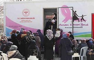 Konya’da Kanser Tarama Tırı 31 ilçeyi kadınlar...