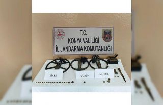 Konya’da tarihi eser operasyonu