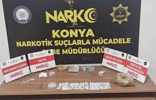 Konya’da uyuşturucu operasyonlarında: 11 kişi...