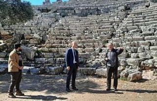 Köyceğiz Kaymakamı Maslak’tan Kaunos Antik kentini...