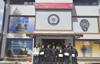 Köyceğiz’de başarılı emniyet personeli ödüllendirildi