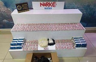 Künefe malzemelerinin arasından uyuşturucu çıktı