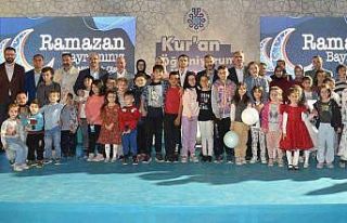 Kur’an öğreniyorum yarışmasında ödüller sahiplerini...
