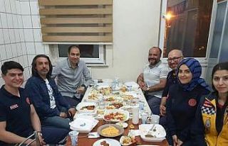 Kütahya 112 Acil Sağlık İstasyonu çalışanları...