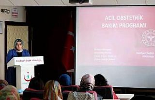 Kütahya’da “Acil Obstetrik Bakım” konulu bilgilendirme...