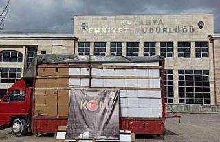 Kütahya’da bir kamyonda 4 milyon 300 bin bandrolsüz...