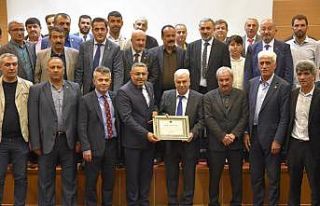 Malatya TSO’dan Prof. Dr. Sezai Yılmaz’a “Şeref...
