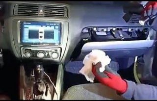 Malatya’da araçtaki uyuşturucu düzeneğini polis...