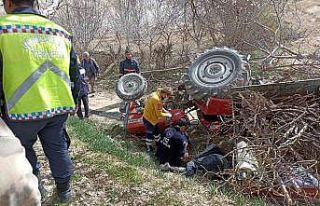 Malatya’da traktör devrildi: 1 ölü, 1 yaralı