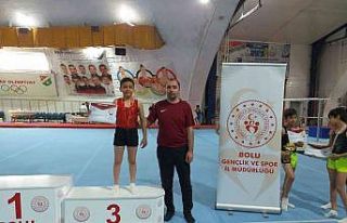 Malatyalı sporcunun derece sevinci