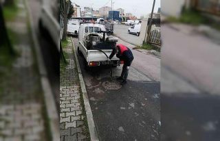 Maltepe’de sivrisinekle mücadele çalışması...