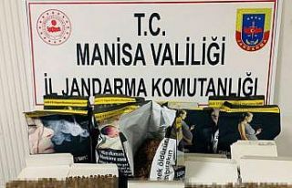Manisa’da kaçak sigara ve esrar ele geçirildi