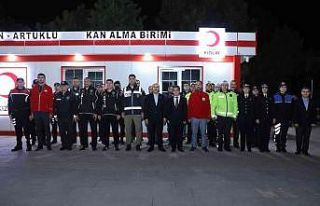 Mardin polisinden Kızılay’a kan bağışı