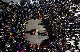 Mehter takımlı "23 Nisan" coşkusu