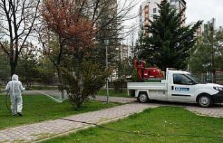 Melikgazi’de ilaçlama sürüyor