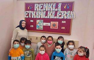 Mersin’de anaokulu öğrencileri için ’Renkli...