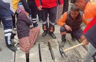 Mersin’de görünmez kaza... Kalabalık merakla...