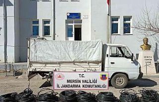 Mersin’de kablo hırsızlığı yapan 2 kişi tutuklandı