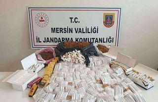 Mersin’de kaçak sigara operasyonu: 2 gözaltı